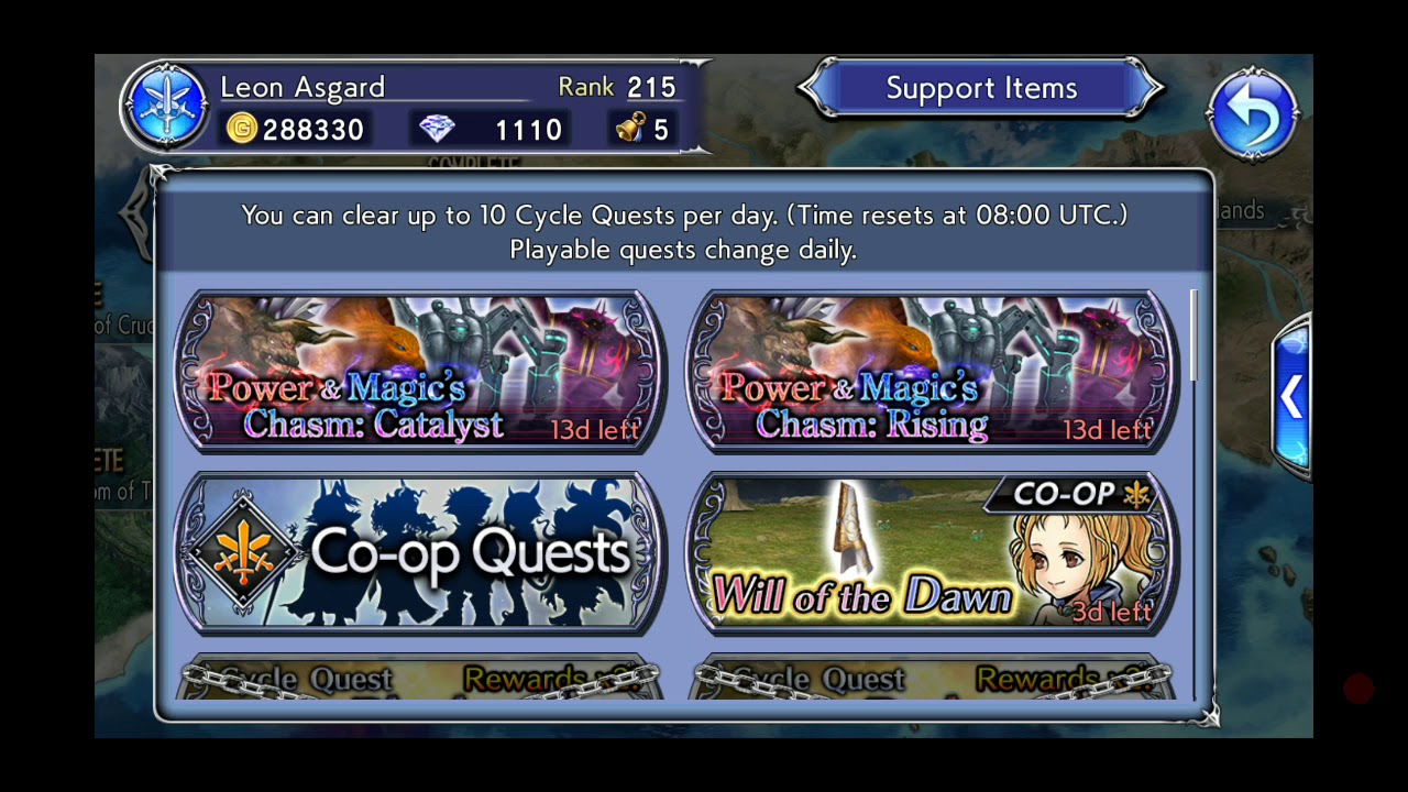 Dissida Final Fantasy Opera Omnia: Chapter 8 and Heretics