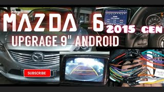MAZDA 6 2015 GENARATION INSTALLING 9" ANDROID. Mazda 6 Android Tablet