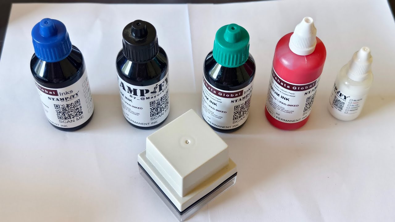 How to Refill Pre Ink stamp | Applicable for plastic wood paper and coated metal