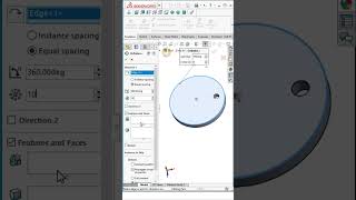 Famous 3D Circular Pattern #shorts #shortsfeed #viralreels #cadmonkeys #solidworks #circle Wealth