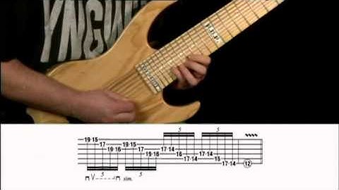 Sweep Picking Shred Licks Guitar Lesson @ GuitarInstructor.com (preview)
