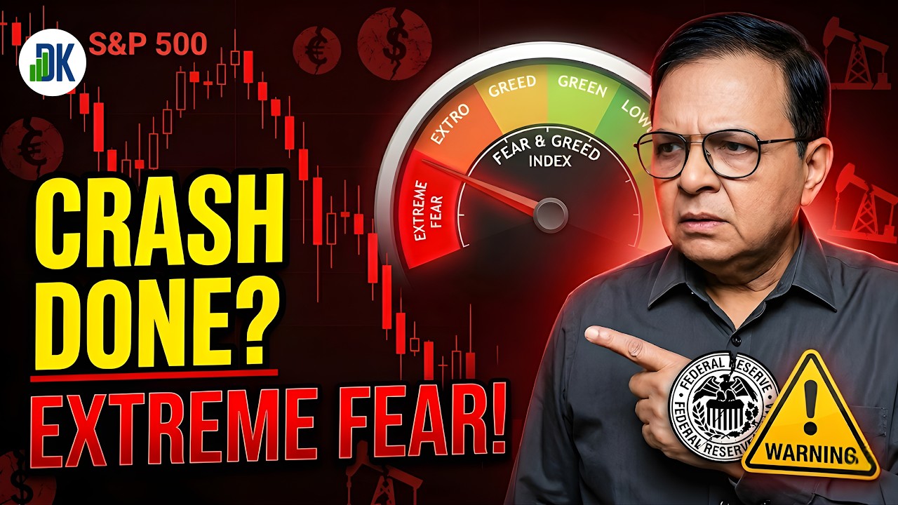 S&P 500 & Nasdaq 100: Fear at Extreme! What's Next? | DK Sinha Deep ...
