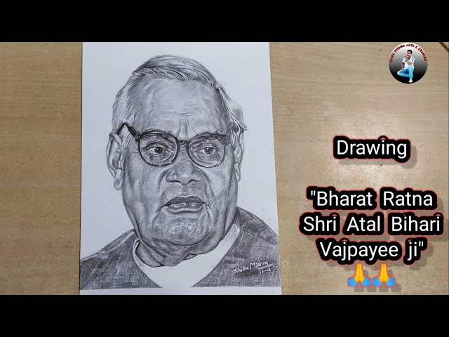 Atal bihari vajpayee ✏️👩‍🎨 #atalbiharivajpayee#instagram #instagood  #instadaily #pencilsketch #pencildrawing #pencilsketches... | Instagram