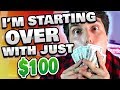 I'm Broke? Starting an Online Business w/ Just $100 In Bank.