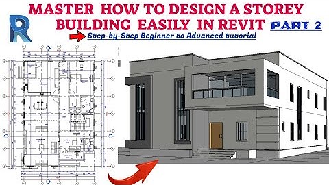 How to Design a story Building in Revit - Like a pro ||Beginners & Pros Step by Step Guide (PART 2)