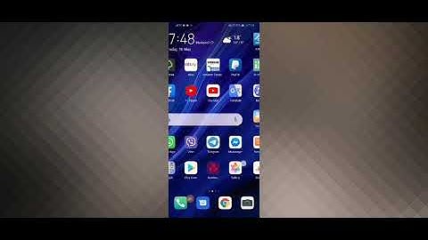 Huawei P30: How to activate the Home Button?