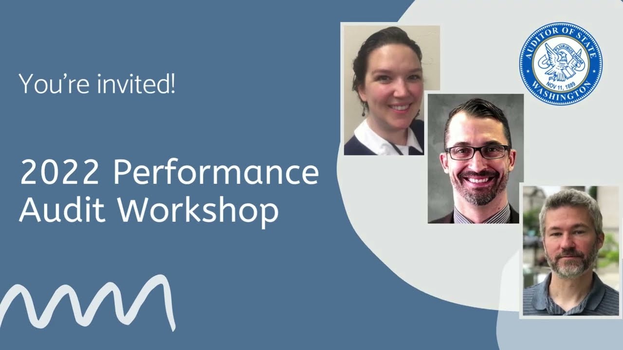 2022 Performance Audit Workshop at SAO