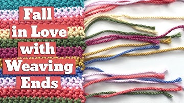 Weaving Ends Simplified Plus COOL HACK! 🤩🧶