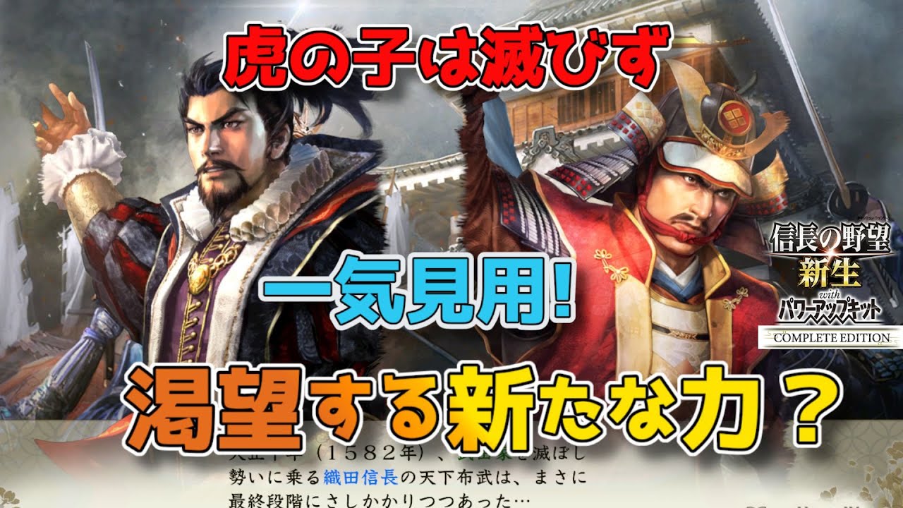 ＜信長の野望・新生PKCE＞机上の空論、謎のコンボ（武田家、一気見）