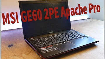 Laptop screen replacement - MSI GE60 2PE Apache Pro