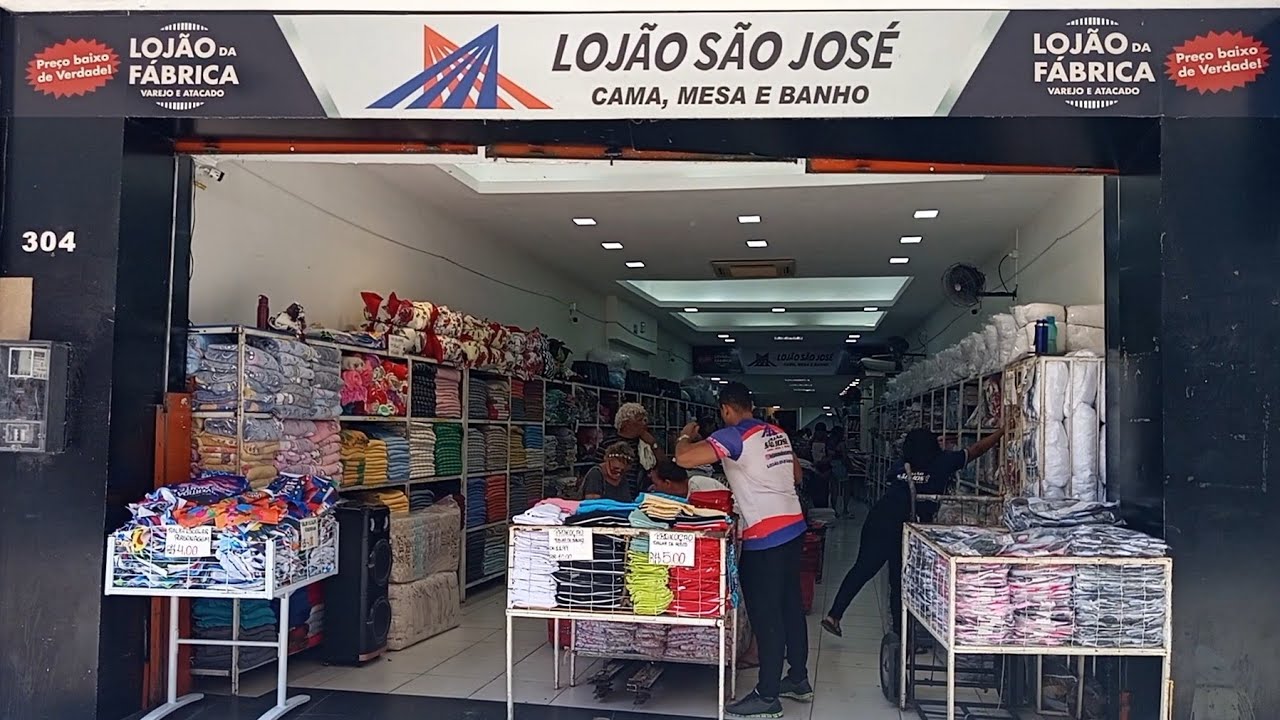 LOJÃO SÃO JOSÉ, CAMA, MESA E BANHO, ATACADO E VAREJO, TUDO NO PREÇO BEM ESPECIAL!!