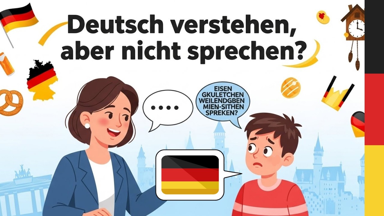 Понимаете немецкий, но не говорите на нем | Подкаст для изучения немецкого