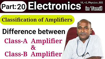 Classification of amplifier in tamil