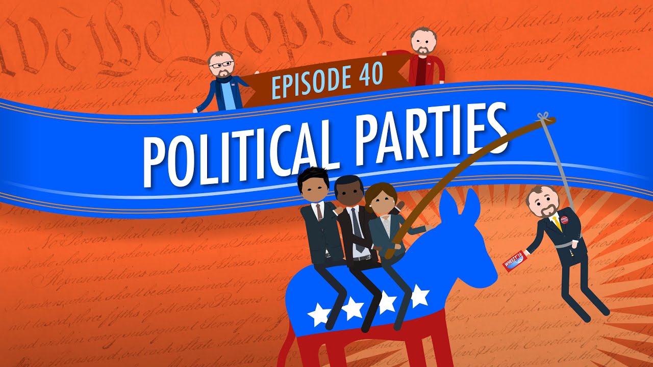 ⁣Political Parties: Crash Course Government and Politics #40