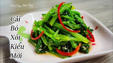 Ngon Bất Ngờ khi CẢI BÓ XÔI chế biến theo cách này| Món Chay Mỗi Ngày| Spinach