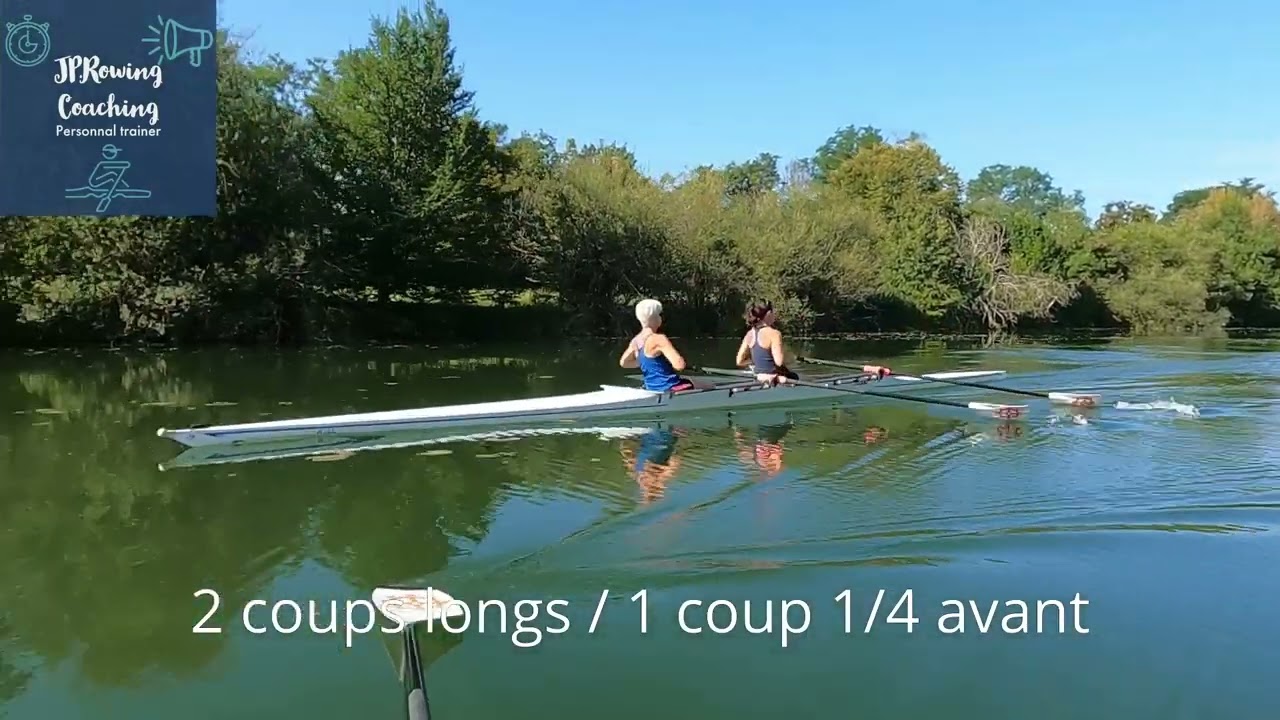 Technique aviron de rivière Aurelia Laurence JP-RowingCoaching Mulhouse-Aviron