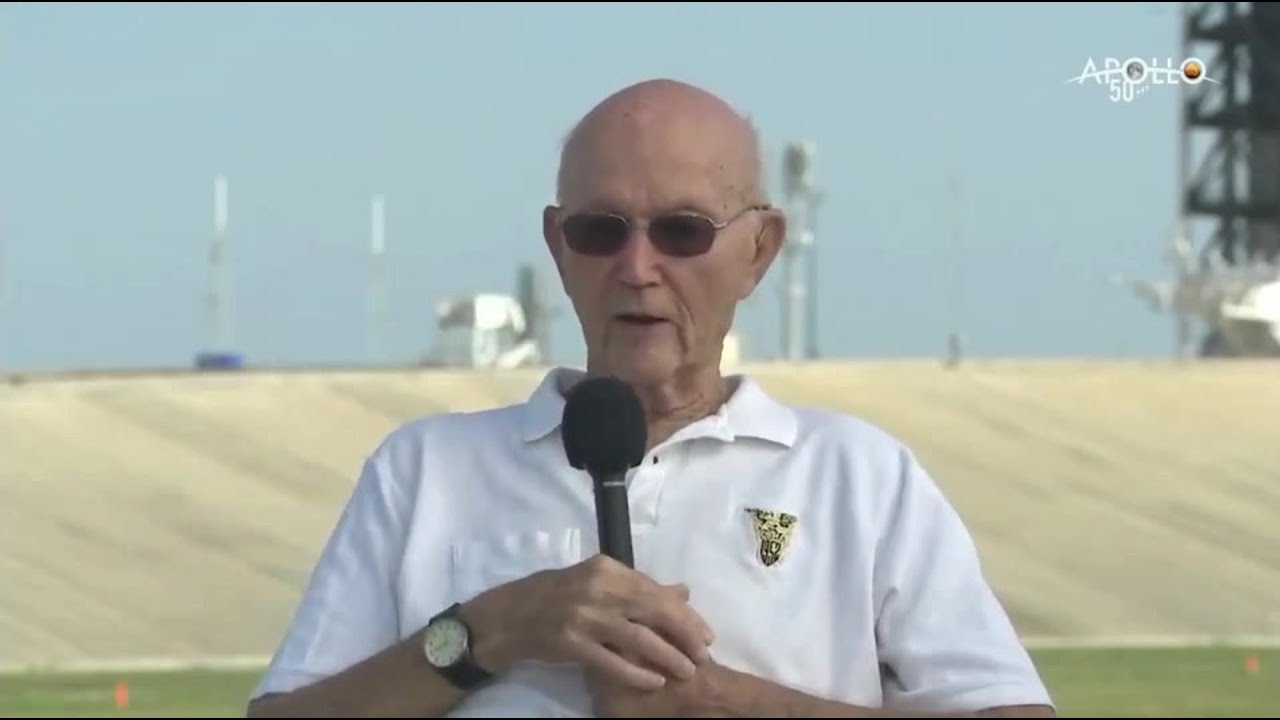 Apollo 11: Michael Collins returns to launch site on 50th anniversary