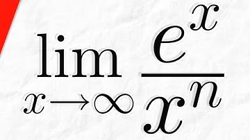 Limit of e^x/x^n as x goes to Infinity | Calculus 1 Exercises