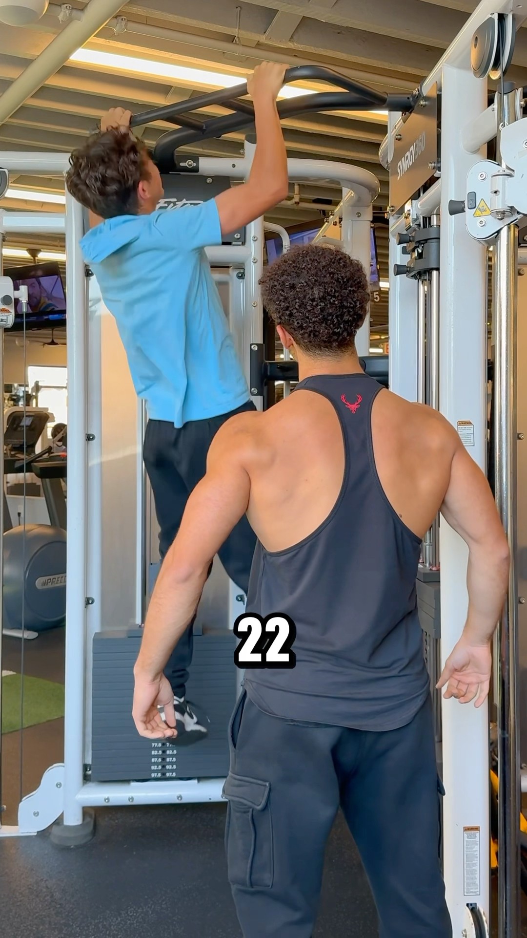 How many pull-ups can he/she do?