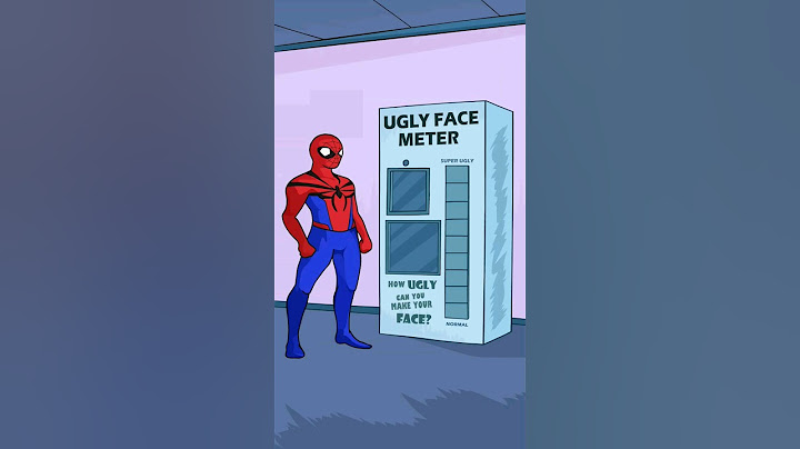 The Ugly Face Meter Spiderman ( Animation Meme ) #spiderman #animation #memes #shorts