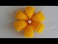 Hand Embroidery: Easy Trick to Make 3D Flowers