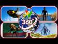 TOP 4 Mysterious Creepy Creatures Spotted on Google Maps! | VR 360°