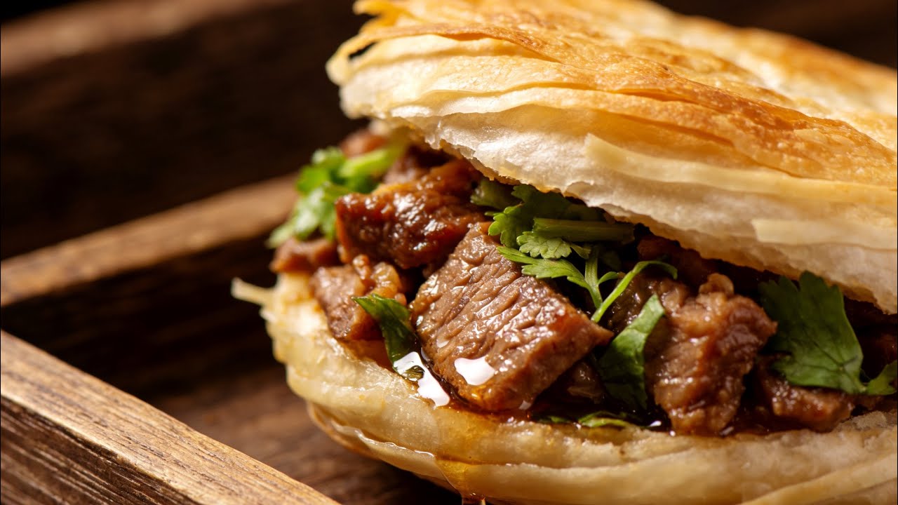❇️中國漢堡-Chinese hamburger/剁肉解壓/人間煙火氣♨️