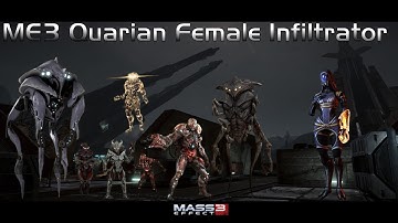 ME3 Quarian Female Infiltrator Platinum Solo