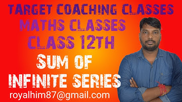 Sum of Infinite Series of DIFFERENTIATION CLASS 12 MATHS UP BOARD
