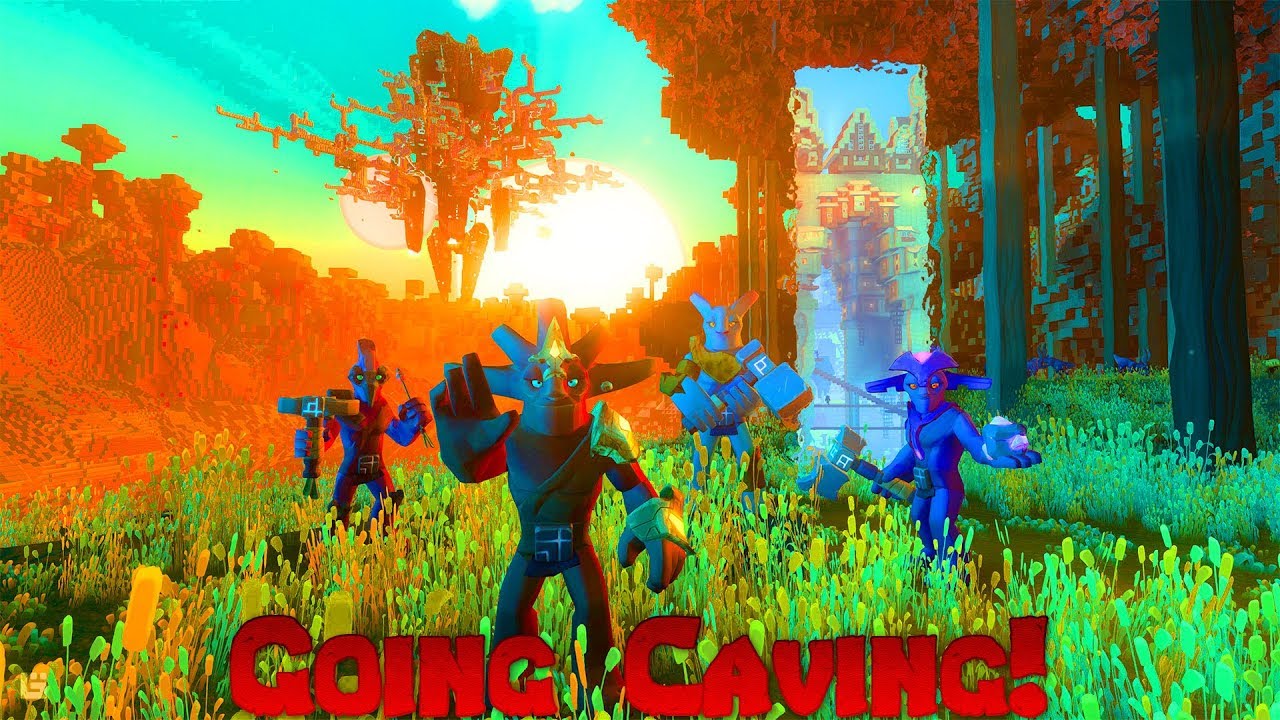 Let's Play Boundless - Going Caving! Ep 2