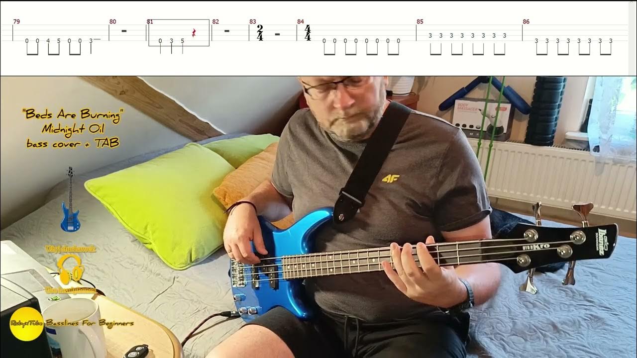 Beds Are Burning (Midnight Oil) - bass cover + TAB Beds Are Burning (Midnight Oil) - bass cover + TAB
