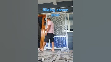 Aluminium sliding screen door #music #aluminiumwindow #diyprojects #aluminum #slidingscreendoor