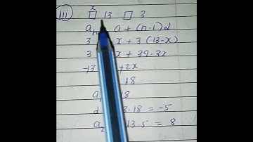 Question - 3 part -3 Class -10th Exercise -5.2 #mathtips #shorts #mathtricks #math #easymath