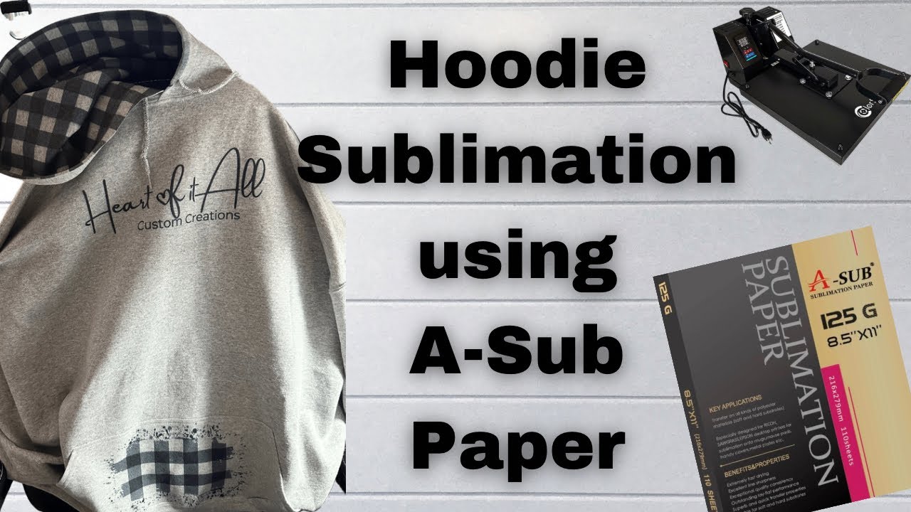 Sublimation Made Easy: Decorating Sweatshirt Pockets and Hoods Tutorial 😍  