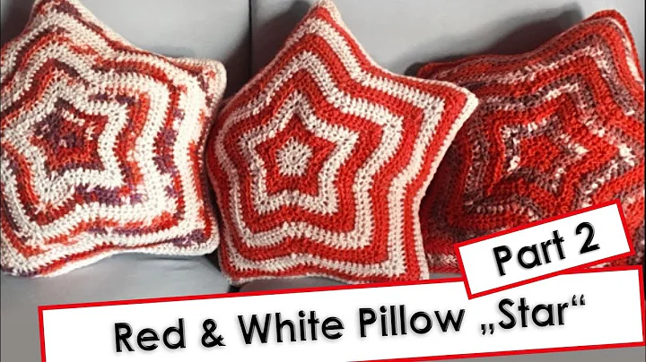 Discover the Stunning Red and White Pillow Star - Part 2!