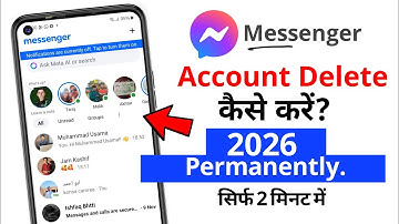messenger account delete kaise kare permanently | how to delete messenger account | FB Messenger