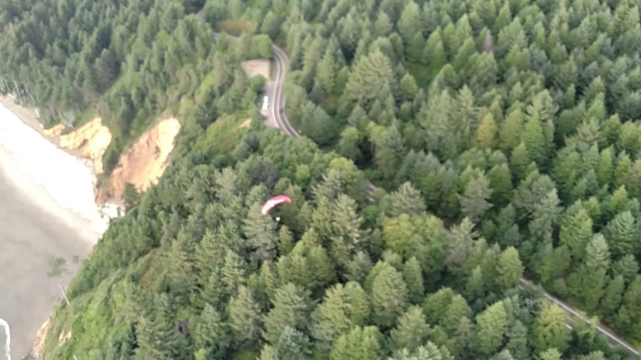 Paragliding Oregon coast part 2 YouTube