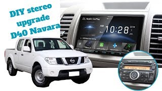How To Install Stereo in a Nissan Navara D40 - Radio Install & Removal D40