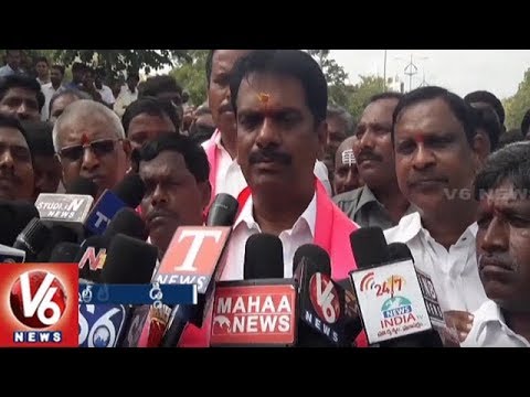 Leaders File Nominations For Telangana Assembly Assembly Polls 2018 | V6 News