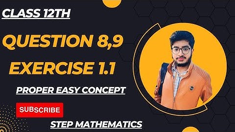 Question 8 9 exercise 1.1 |class 12th|chapter 1 class 12th|Hyperbolic functions|Even & Odd function