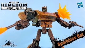 Netflix TRANSFORMERS War For Cybertron Deluxe Class SPARKLESS BOT Video Review