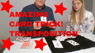 Amazing Card Trick - New Diamond Cut Diamond- Live Performance!