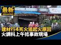宜蘭建材行火災奪四命，交通事故、天氣與食品安全警訊