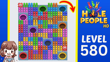 Hole People Level 580 Solution Walkthrough