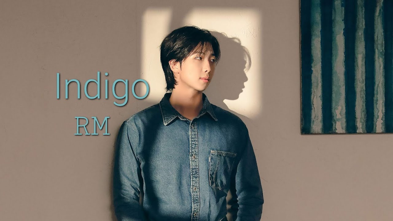 BTS RM Indigo 💙 Tote bag and notebook kit. #rm #indigo #namjoon