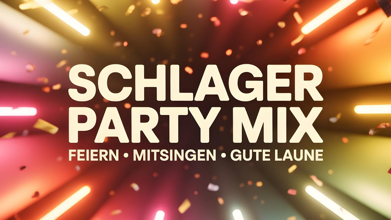 🔥 Schlager Party Mix – 1 Stunde Feiern, Mitsingen & Gute Laune