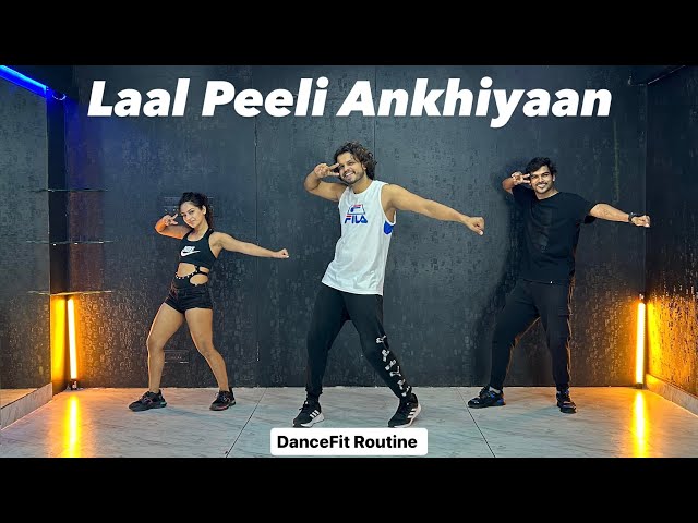 Laal Peeli Akhiyaan | Shahid K - Kriti S | Fitness Dance | Akshay Jain Choreography #ajdancefit class=