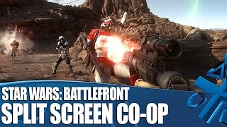 Star Wars: Battlefront - PS4 split screen gameplay