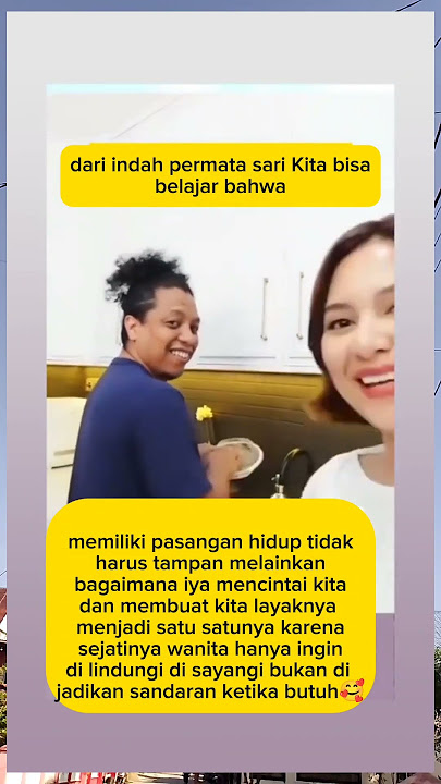 dari wajah nya indah permata sari bgt bahagia dengan Ari suaminya #indah #permasari #Ari #kriting