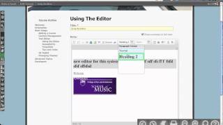 Text Editor: Format and Styles